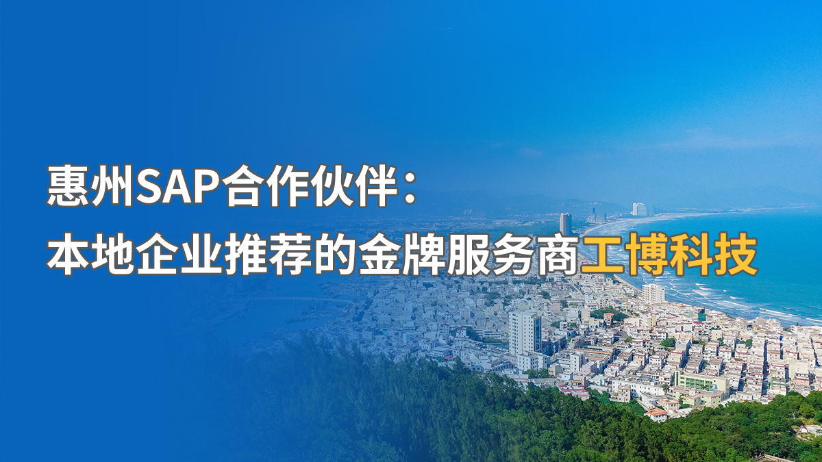 惠州SAP實施公司推薦：制造業(yè)SAP ERP實施找哪家？